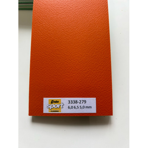 Спортивный линолеум Grabo Flex Gymfit 5 мм Orange 3338 Спортивный линолеум Grabo Flex Gymfit 5 мм Orange 3338